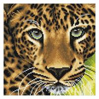 Craft Buddy Crystal Art Luipaard 30x30 cm - thumbnail