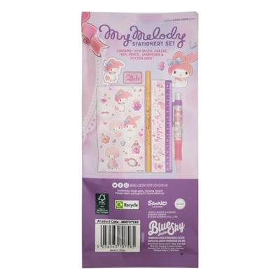 Sanrio Stationery Set 6-Pack My Melody