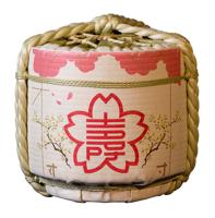 Decoratief Sake Vat - Sakuramori - 63 x 63cm - thumbnail