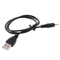 USB naar 2.5mm DC laadkabel lengte: 65cm(Black) - thumbnail