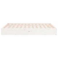 Bedframe massief hout wit 120x190 cm 4FT Small Double - thumbnail