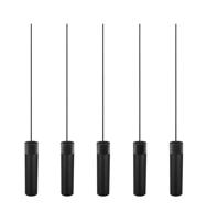 Hanglamp zwart Nordlux &apos;Tilo&apos; modern GU10 zwart hout kookeiland 80 cm - thumbnail