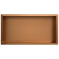 Wiesbaden Demis Inbouwnis RVS 30x60x7 cm Geborsteld Brons Koper - thumbnail