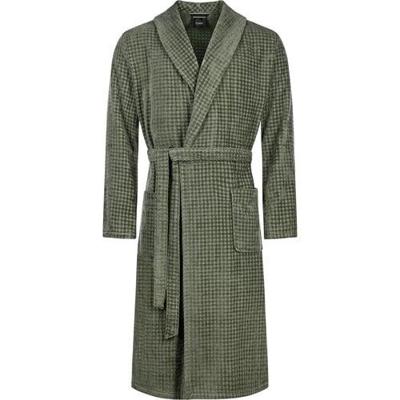 Cawö Cawo Heren Home Badjas met Sjaalkraag Uni 50 6508 field