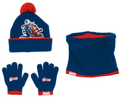 Muts, Handschoenen en Nekwarmer The Avengers Infinity Rood Muts, Handschoenen en Nekwarmer The Avengers Infinity Rood