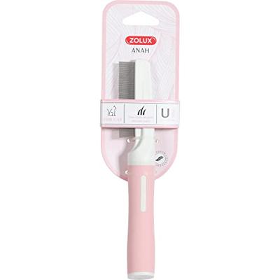 Zolux anah vlooienkam roze / wit