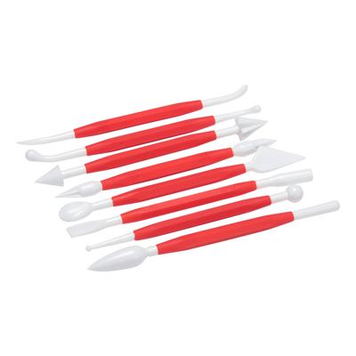 Patisse Modelleerset 16 cm 8-delig Wit/Rood