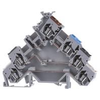 WAGO 280-580 Initiatorklem 5 mm Spanveer Toewijzing: L Grijs 50 stuk(s)