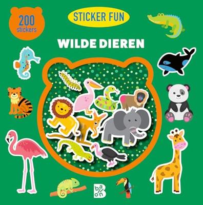 Wins Holland Wilde dieren sticker fun - 200 afneembare stickers