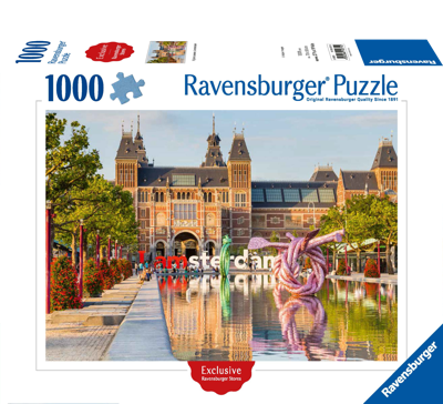 Ravensburger puzzel rijksmuseum Amsterdam 1000 stukjes