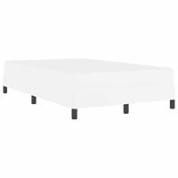 Bed met matras Zuiverwit 120 x 200 cm Kunstleer - thumbnail