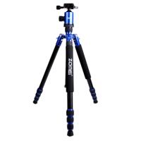 ZOMEI Z888 Professioneel Portable Statief Aluminium Tripod Monopod Standaard met Balhoofd voor Digitale Camera (blauw) - thumbnail
