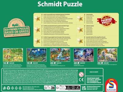 Puzzel - SCHMIDT SPIELE - Schattige bezoekers in de wei - 150 stukjes - Vanaf 7 jaar