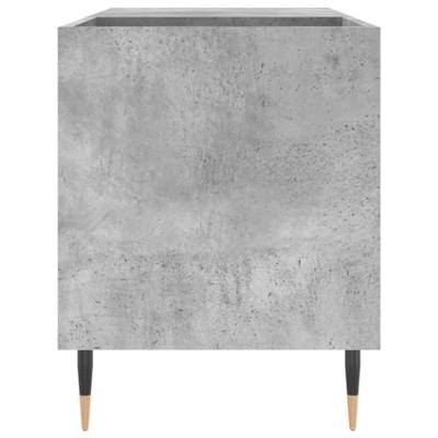 Platenkast 85x38x48 cm bewerkt hout betongrijs