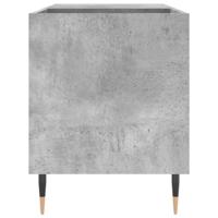 Platenkast 85x38x48 cm bewerkt hout betongrijs - thumbnail