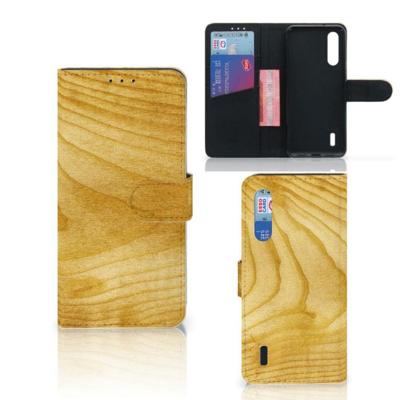 Xiaomi Mi 9 Lite | Book Style Case | Licht Hout Xiaomi Mi 9 Lite | Book Style Case | Licht Hout