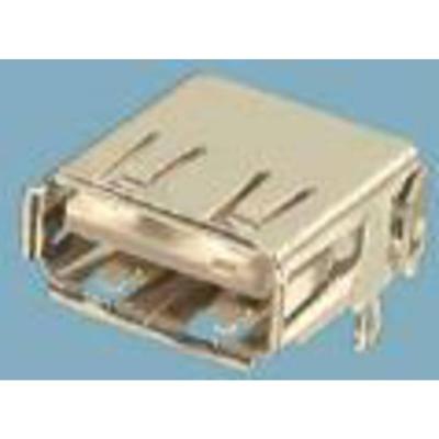 FCI USB 87520-0010BLF Inbouwbus USB type A 2.0 Bus, inbouw horizontaal 1 Poort 1 stuk(s)