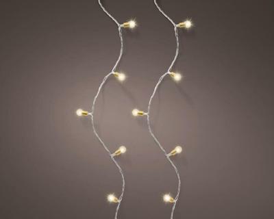 Led vintage lights 50 lamps batterijen warm wit