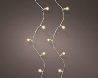 Led vintage lights 50 lamps batterijen warm wit - thumbnail