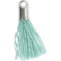 Creotime tassels 10 mm 5 stuks groen - thumbnail