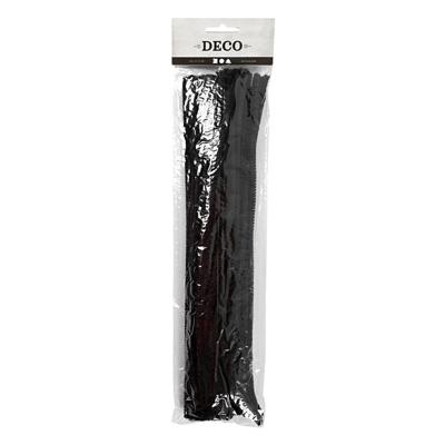 Creativ Company Chenille zwart 30cm, 50st. Creativ Company Chenille zwart 30cm, 50st.