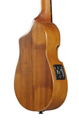 Ibanez AUC10E Open Pore Natural elektrisch-akoestische concert ukelele met gigbag