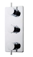 Caral afbouwdeel therm. 3 weg chroom - thumbnail