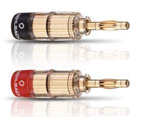Oehlbach 3020 Luidsprekerconnector Stekker, recht Goud, Rood, Zwart 4 stuk(s) Oehlbach 3020 Luidsprekerconnector Stekker, recht Goud, Rood, Zwart 4 stuk(s)