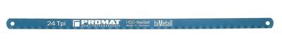 Promat/Tecwerk Metaalzaagblad | HSS | lengte 300 mm | tanden per inch 24 1-zijdig | bimetaal | 100 stuks - 4000814083