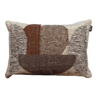 By-Boo Kussen 'Art' 40 x 60cm, kleur Bruin - thumbnail