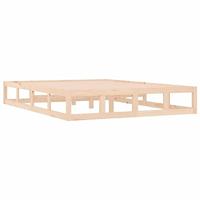 Bedframe massief hout 140x200 cm - thumbnail