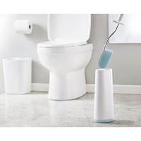 Joseph Joseph Flex Smart Toiletborstel - Met houder - Wit/Blauw - thumbnail
