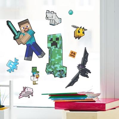 Minecraft Herbruikbare raamstickers