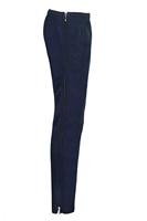 Heren trainingsbroek of revalidatiebroek met rits zwart - thumbnail