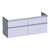 Brauer Delight Edge - Onderkast - 140 cm - met 4 Softclose Lades Greeploos en 2 Sifon Uitsparingen - Forest Seashell - thumbnail