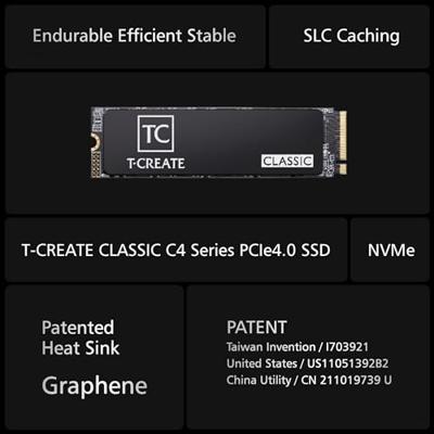 Hard Drive Team Group T-CREATE CLASSIC C47 1 TB SSD
