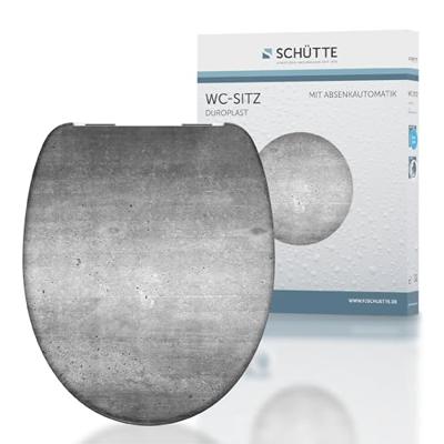Duroplast WC-bril INDUSTRIAL GREY met soft-close