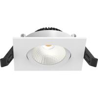 Inbouwspot Artdelight Dublin 1 Lichts Vierkant LED 2700K Dimbaar Wit - thumbnail