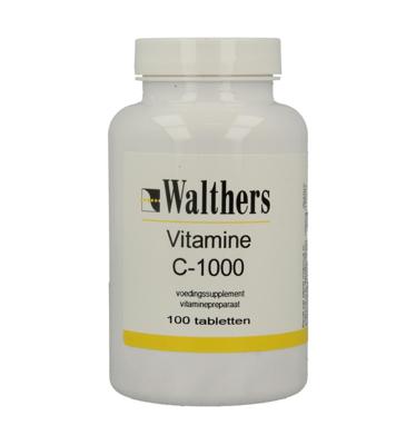 Walthers Vitamine C 1000 mg bioflav/rozenbottel 100 Tabletten