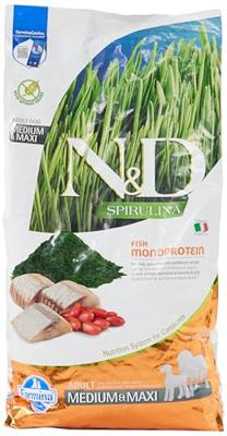 FARMINA N&D Spirulina Herring Adult Med/Maxi - droog hondenvoer - 7 kg