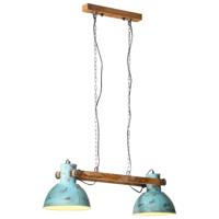VidaXL Hanglamp 25 w e27 85x28x109 cm verweerd blauw - thumbnail
