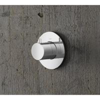 Hotbath Stopkraan Buddy Inbouw Thermostaat Chroom of Geborsteld Nikkel - thumbnail