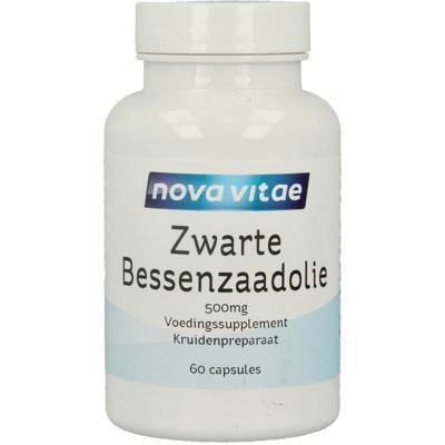 Nova Vitae Zwarte bessenzaad olie 60 Capsules