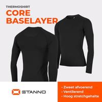 Stanno 446101K Core Baselayer Long Sleeve Shirt Kids - Black - 128 - thumbnail