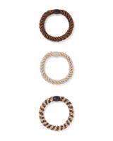 HEMA Gevlochten haarelastieken - 3 stuks - thumbnail