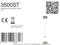 Steinhauer Strakke led hanglampPiola RVS - 3500ST - thumbnail