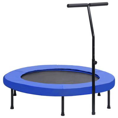 Fitnesstrampoline met handgreep en veiligheidsmat 122 cm