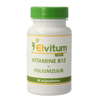 Elvitum Vitamine B12 + Foliumzuur Zuigtabletten - thumbnail
