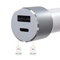 Satechi ST-TCPDCCS Laadadapter 72 W 1x USB-A, 1x USB-C Zilver Binnen - thumbnail