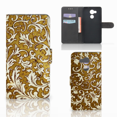 Wallet Case Huawei Mate 8 Barok Goud Wallet Case Huawei Mate 8 Barok Goud